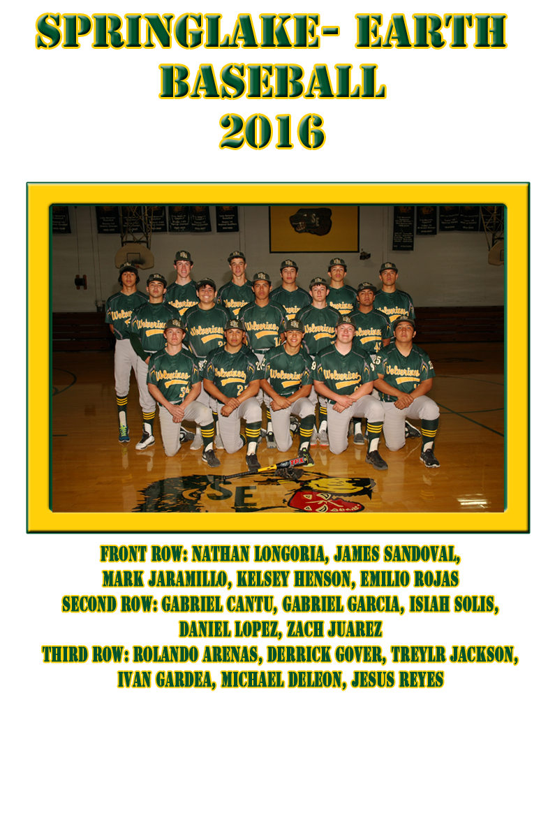 SpringlakeEarth High School Baseball Home